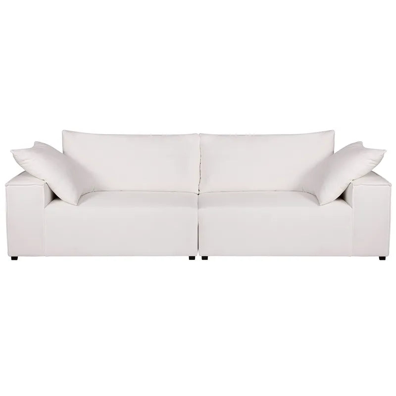 Midtown 4 Seater Sofa - White Linen