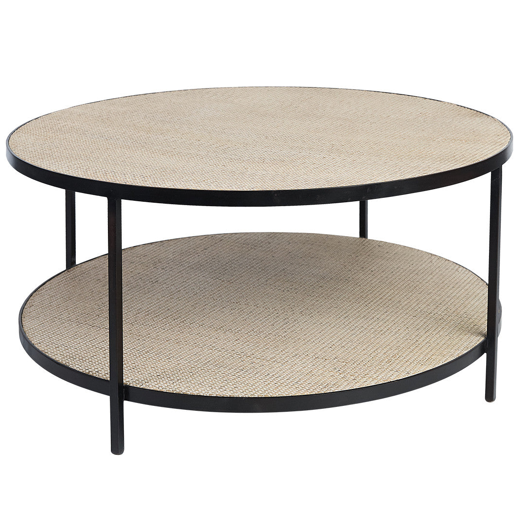 Manhattan Round Coffee Table - Black