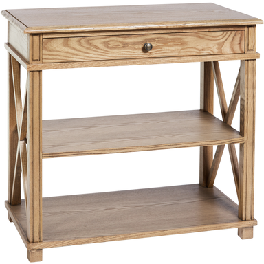 Manto Bedside Table Large Elm