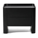 Matte Black Bedside Table 
