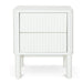 Melita Bedside Table - White