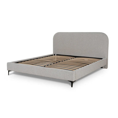 Meredith queen Bed Frame - Clary Grey