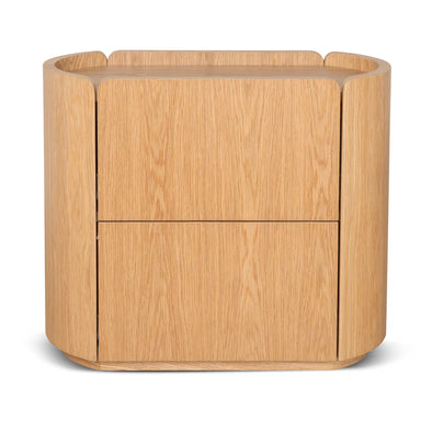 Michelle 60cm Bedside Table - Natural Oak