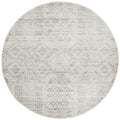 Mirage 351 Silver Round By Rug Culture