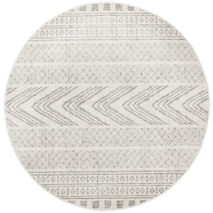 Mirage 359 Grey Round By Rug Culture