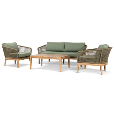 Nafisa Royal Green 4pc Outdoor Lounge Set