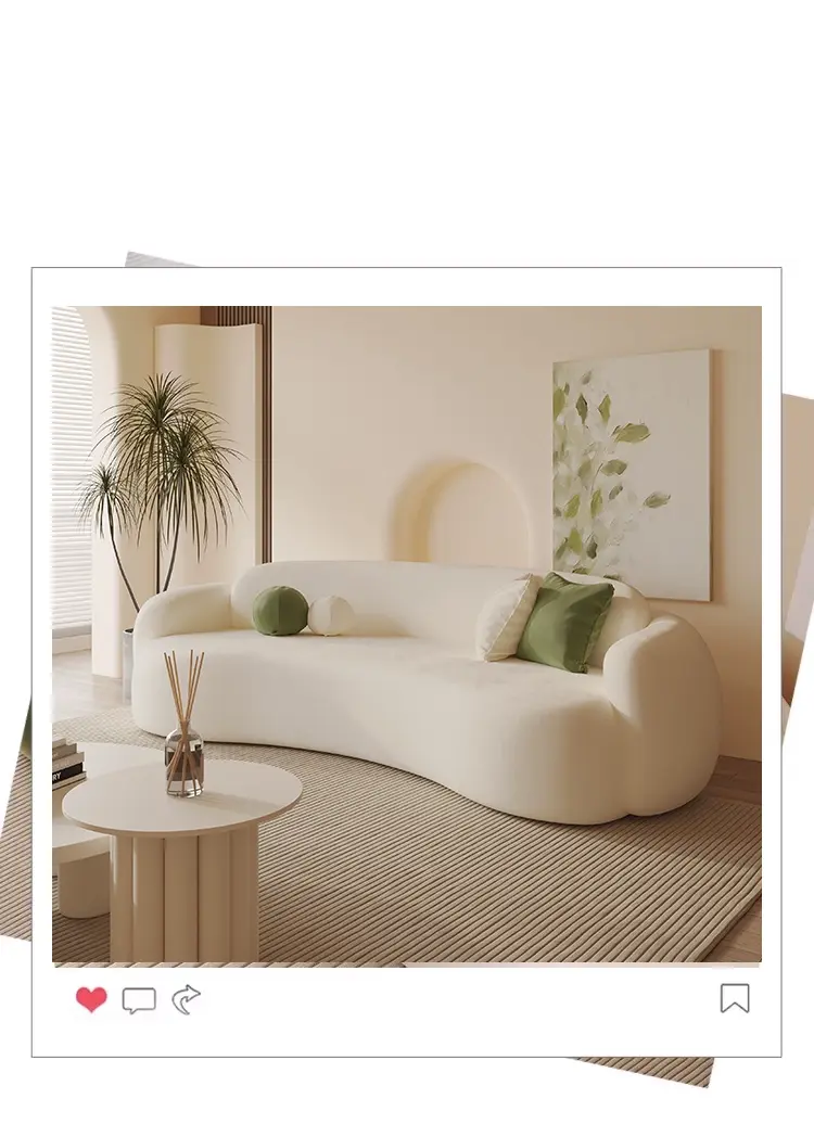 Alfred Designer Cream Sofa for Office Lounge