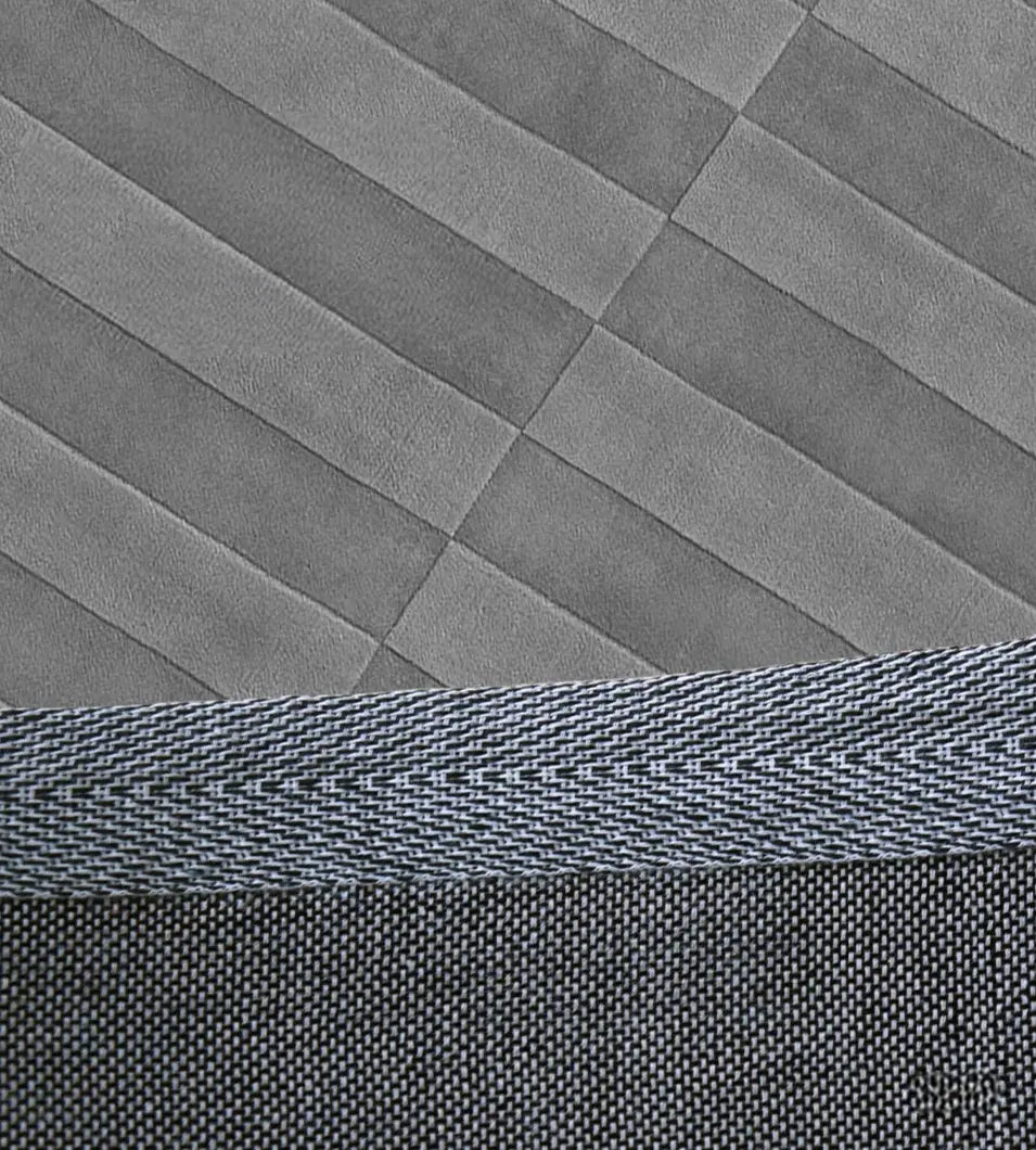 Marcella Hand-Woven Solid Gray Area Rug – Retro Nordic Design