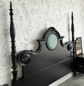 Helene Retro Solid Wood Four-Poster Bed