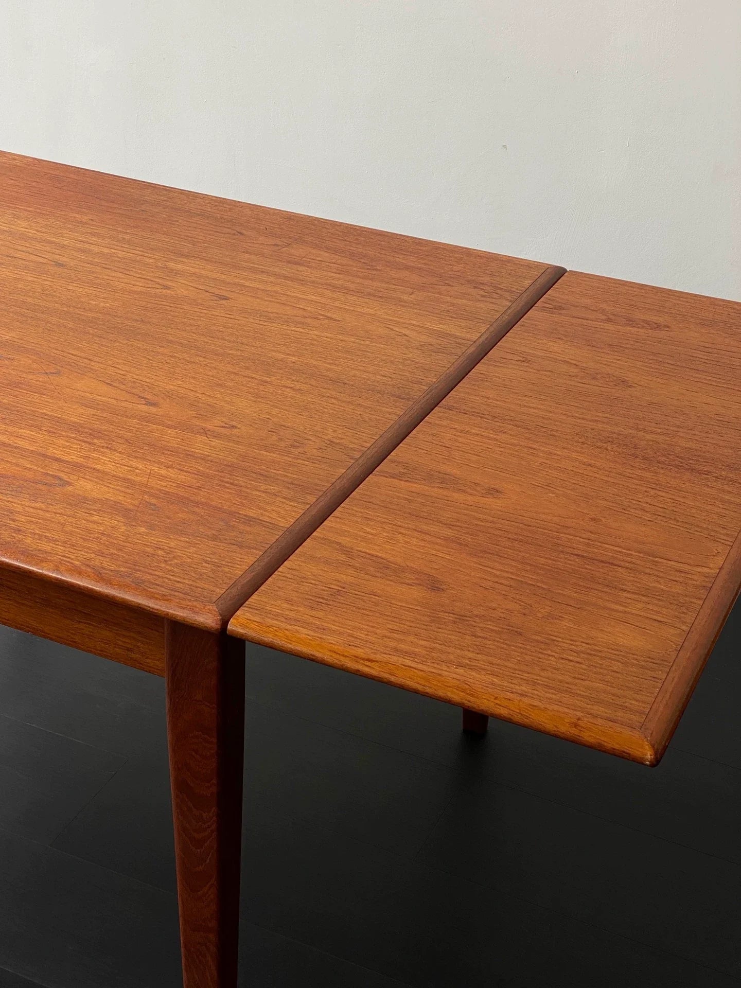 Vintage 1960s Danish Solid Wood Dining Table Mid-Century Modern Design