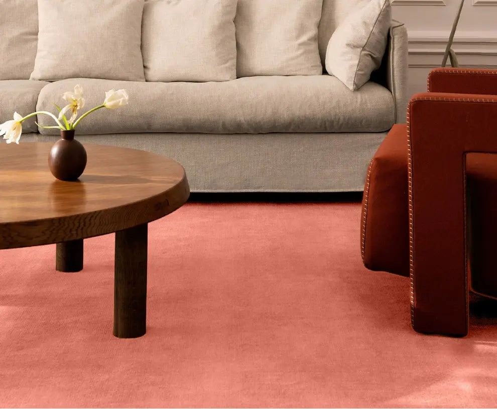 Rosamund Hand-Woven Pink Bedroom Carpet – High-End Luxury Design