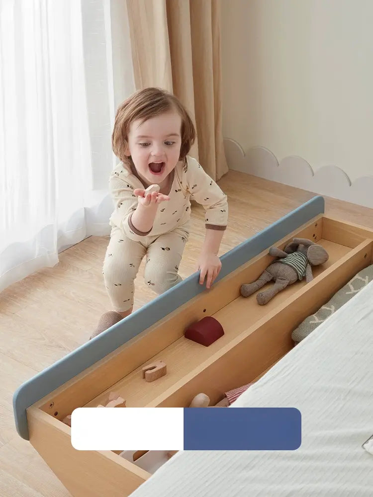 Colette imported solid wood bed
