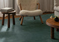 Rafaelle Handmade Retro Emerald Blue Carpet – High-End Custom Design