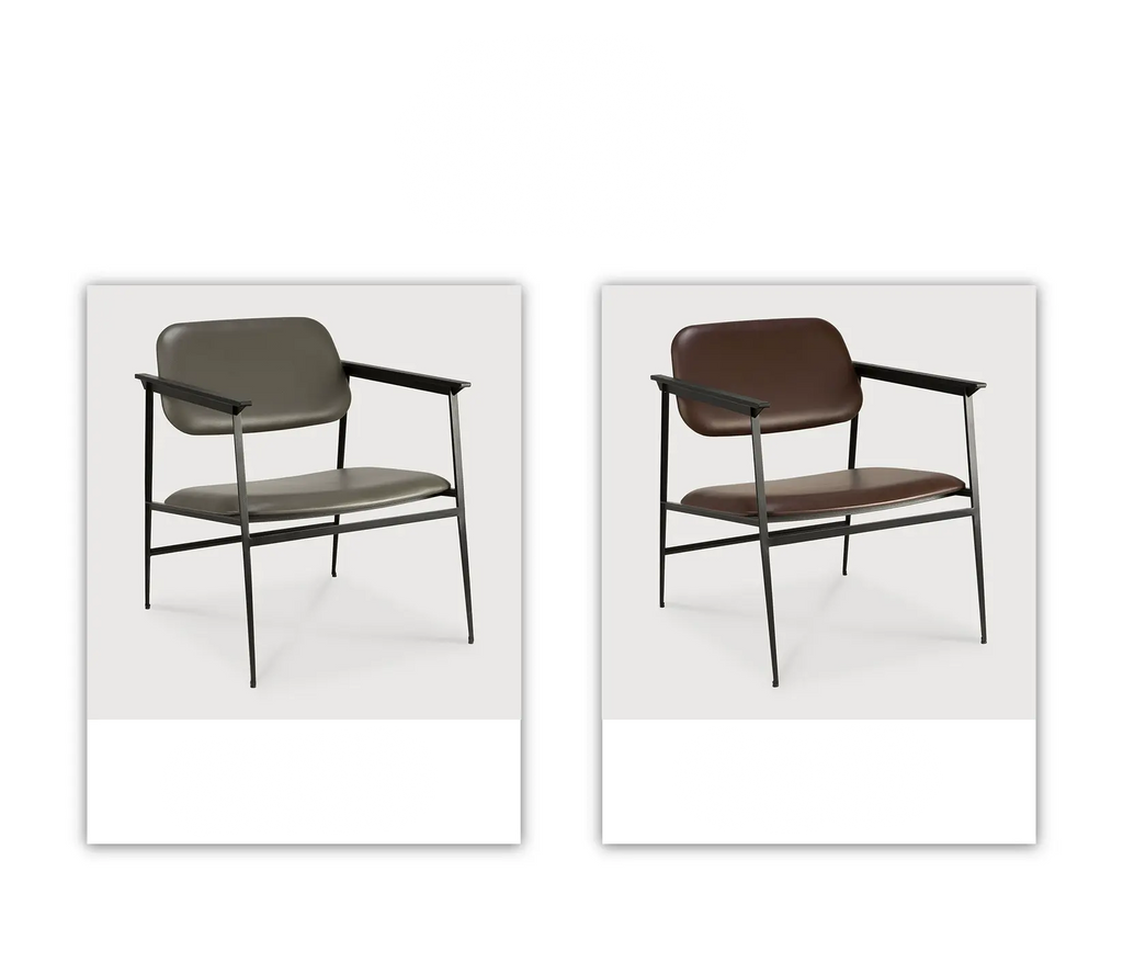 Sophie High-End Artistic Leather Lounge Chair