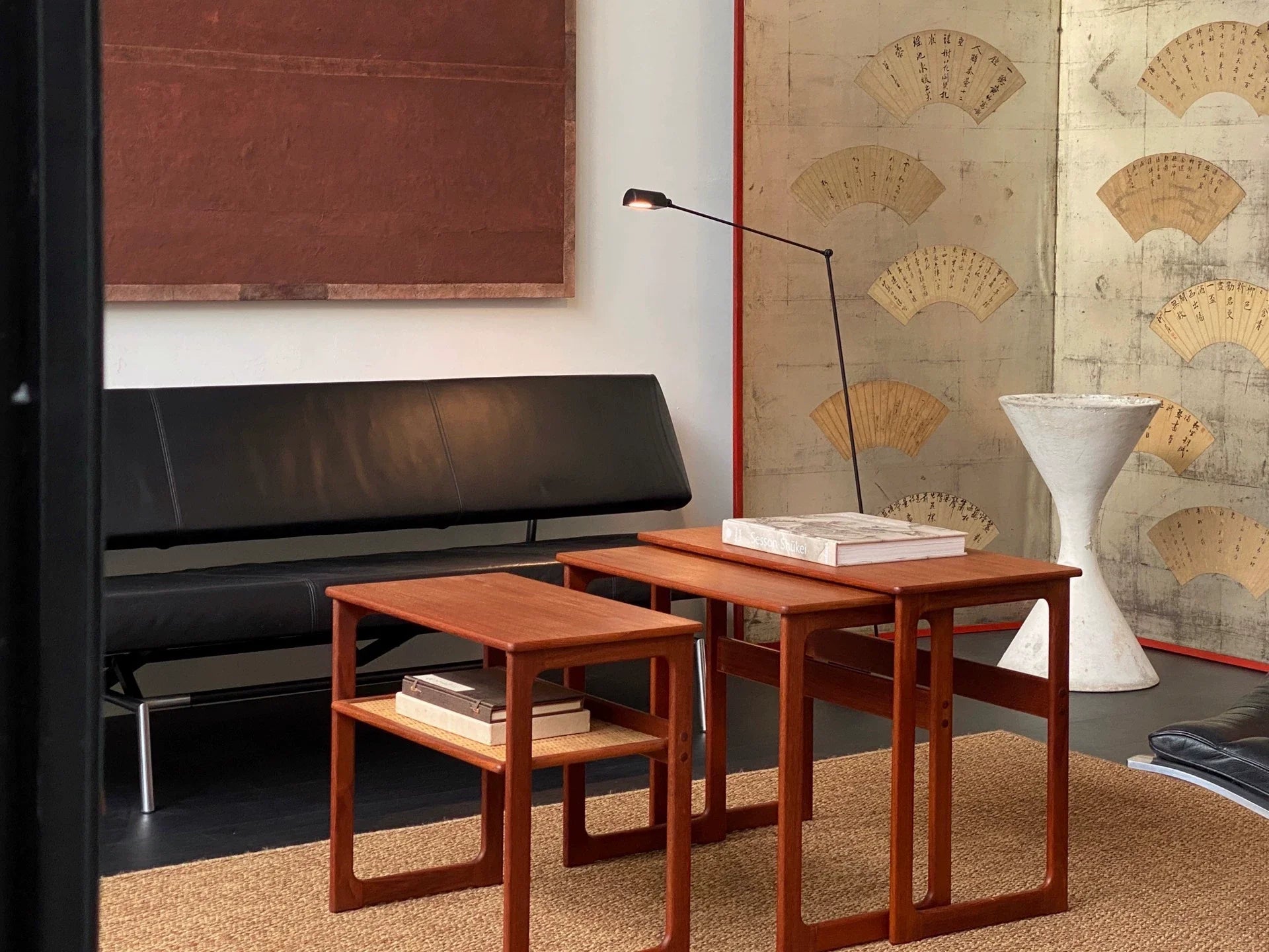 Authentic 1960s Danish Teak Nesting Coffee Tables Set by Andersen Wikkelsø