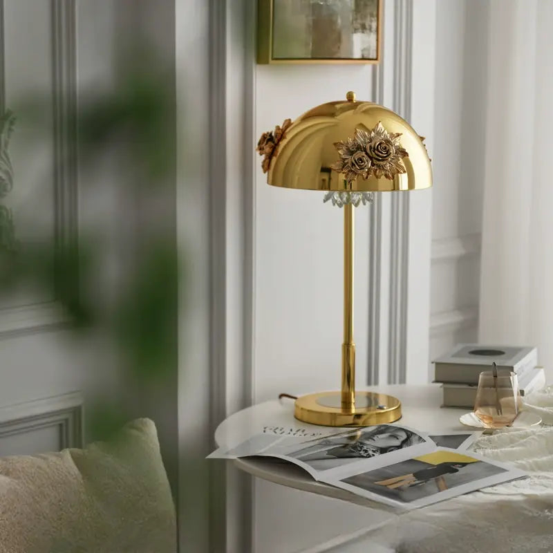 Ray Post-Modern Cream Flower Bud Lamp