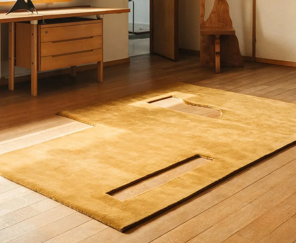 Aurelius Handmade Retro Style Carpet – Unique Nordic Design