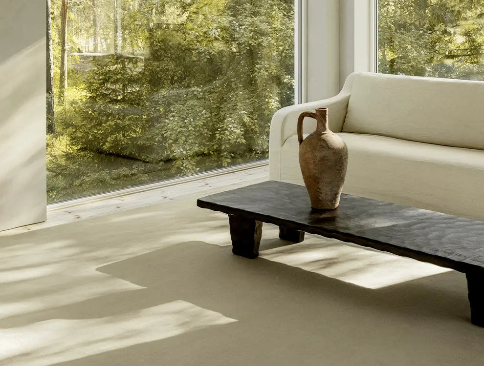 Seraphina Hand-Woven Beige Carpet – Luxurious Retro Design