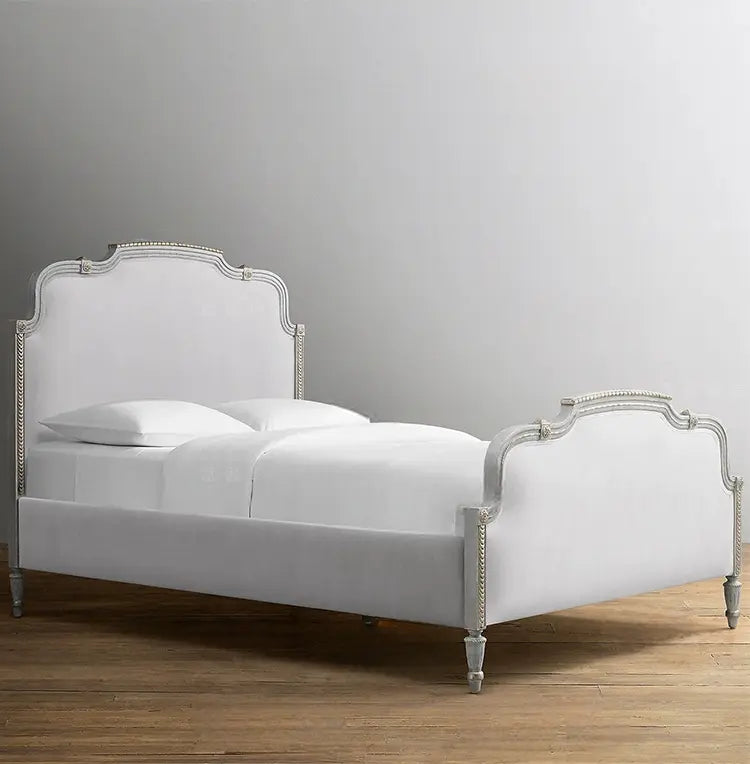 Lorenzo Simple Luxury Carved Wooden Bed