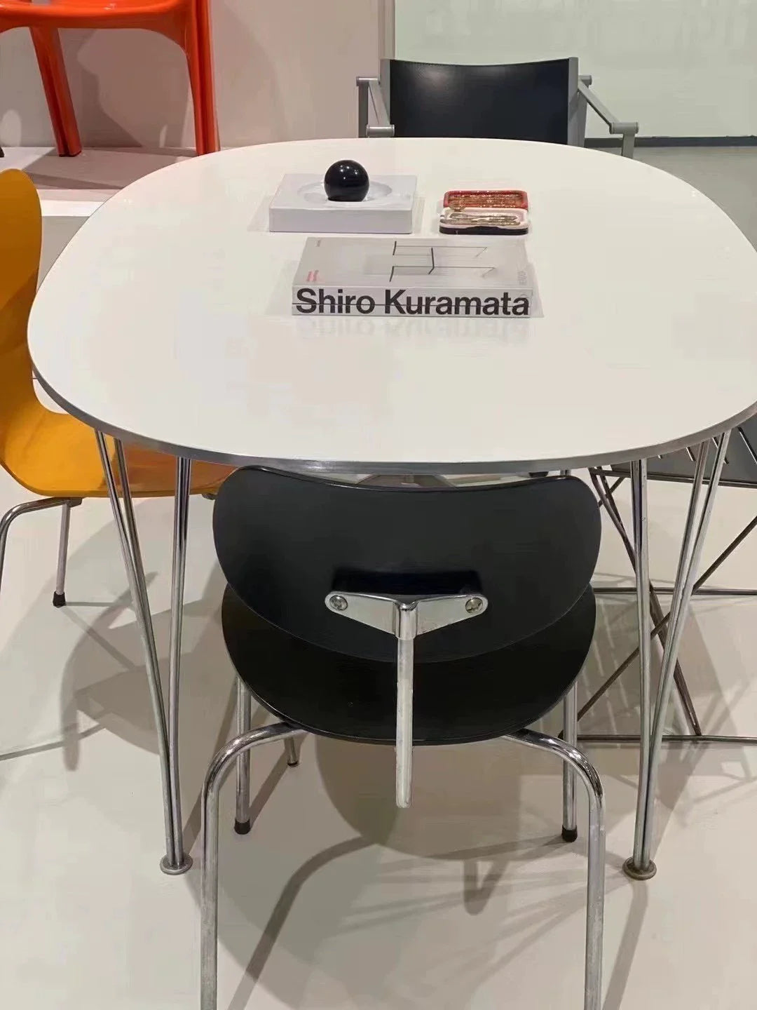 Fritz Hansen Superellipse Dining Table - Iconic Modern Design, 1.5m