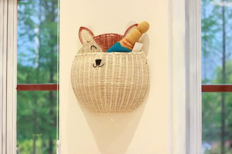 Zacharie Woven Kids Wall Storage Basket