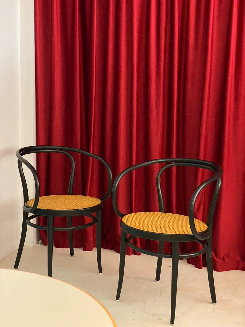 Authentic Thonet 209 Bentwood Rattan Dining Chair - Michael Thonet Design