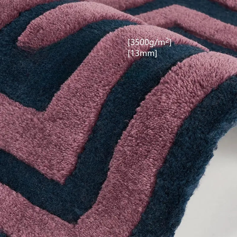 Lucienne Hand-Woven French Retro Medieval Carpet – Unique Home Décor Style