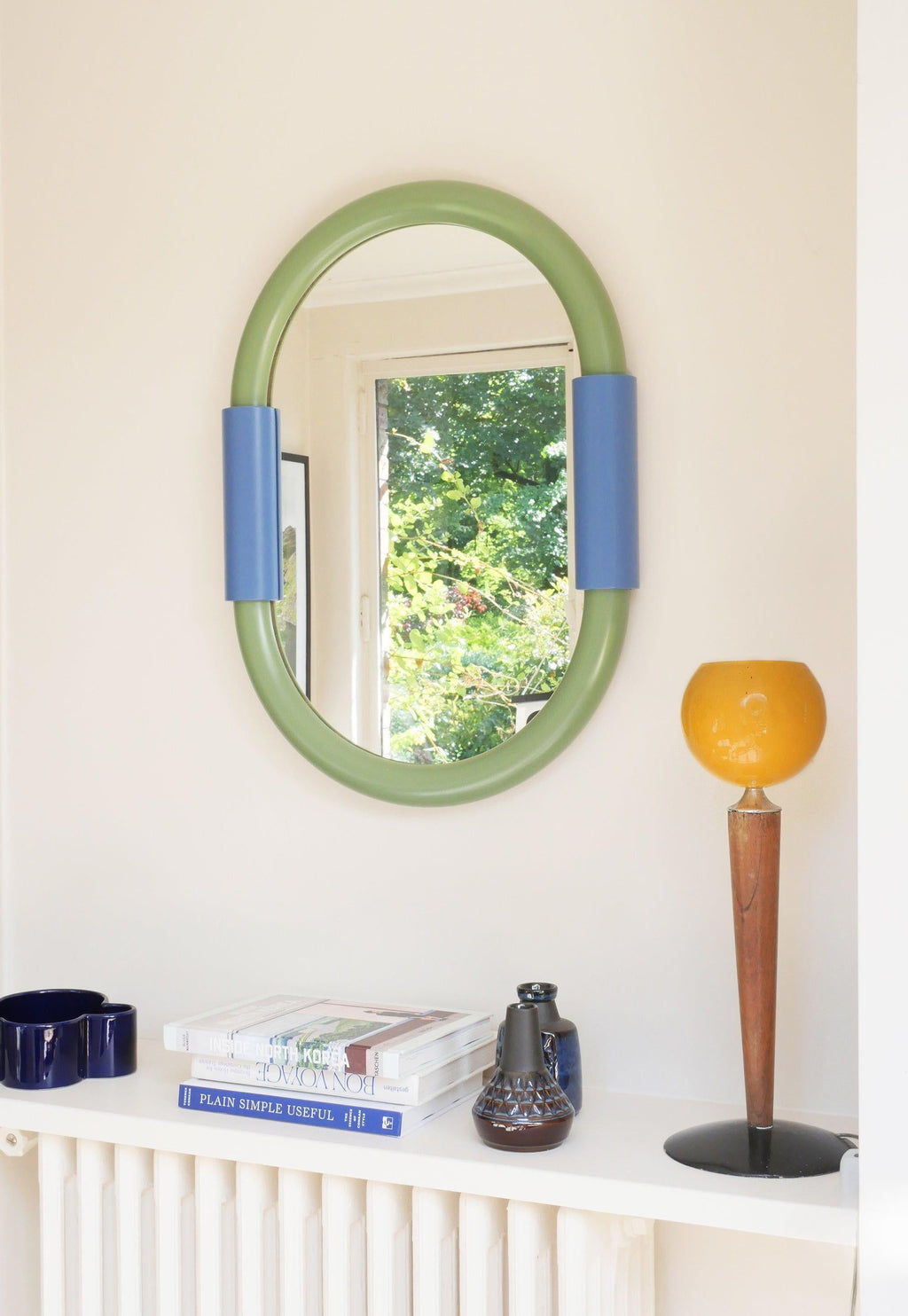 Aiden Oval Wall-Mounted Bathroom Mirror