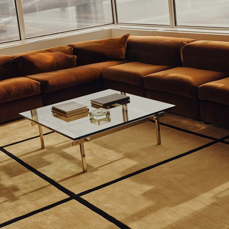 Théodore Handmade Lattice Carpet – Retro Nordic Design