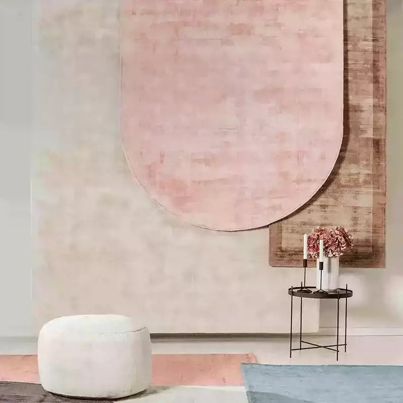 Olivier Tencel Solid Color Pink Blanket – Handmade Luxury Design