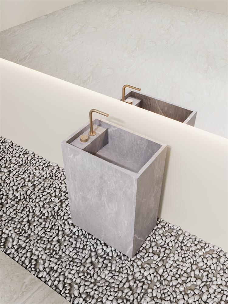 Kinsley Yellow Travertine Marble Sink