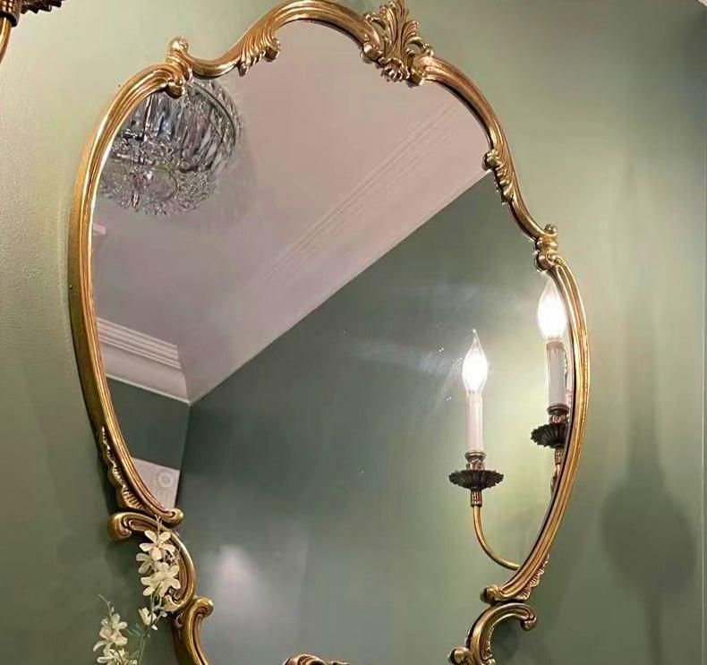 Isaac Carved Decorative Wall Mirror