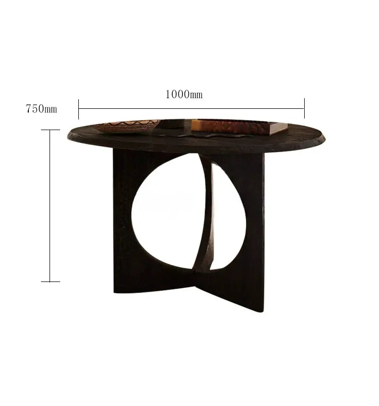 Maëlle Small Round Vintage Dining Table