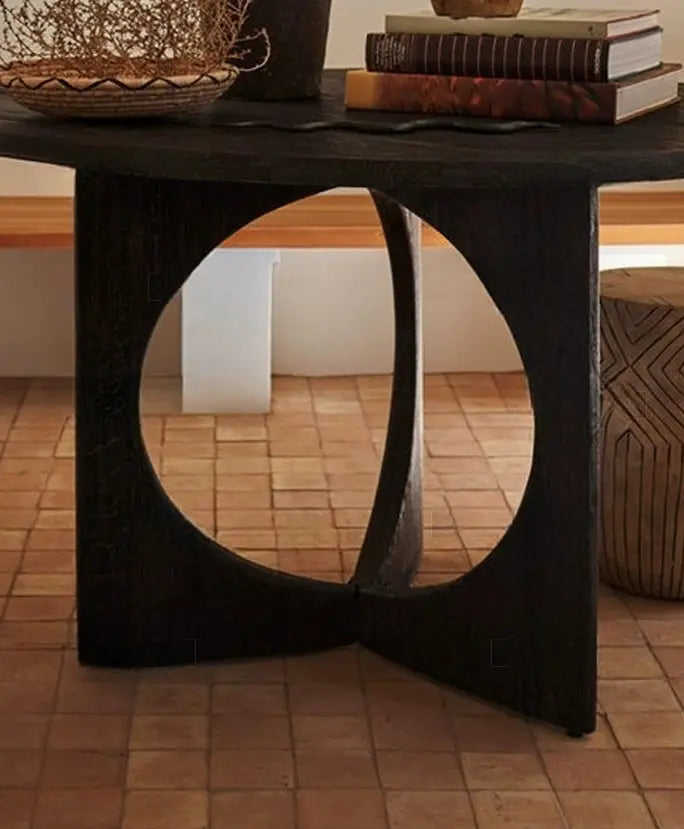 Maëlle Small Round Vintage Dining Table