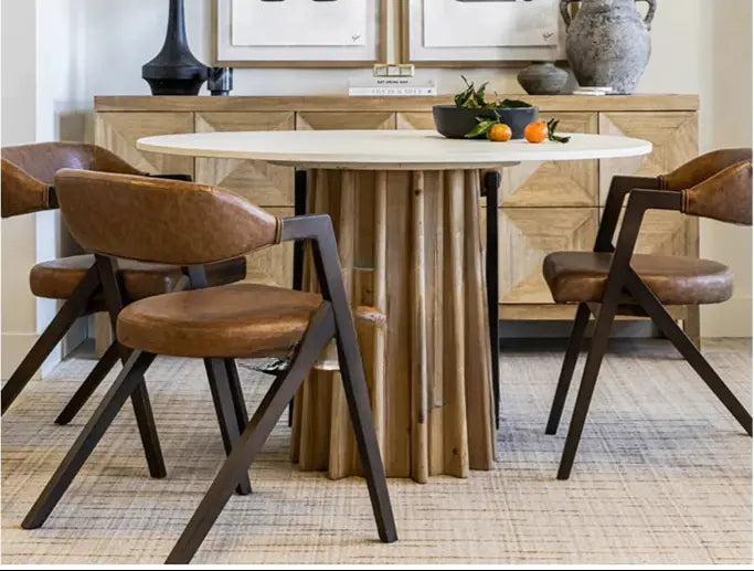 Élodie  Minimalist Luxury Wooden Dining Table