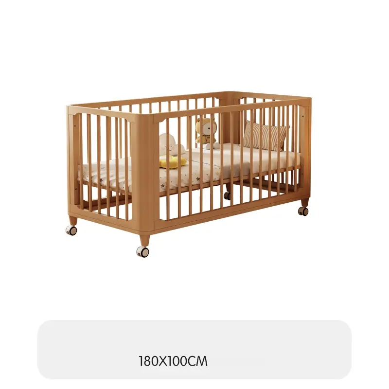 Alma Movable Wood Crib for Newborns