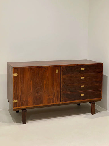 Danish Peter Lovig Nielsen Rosewood Sideboard, 1960s Mid-Century Modern Cabinet