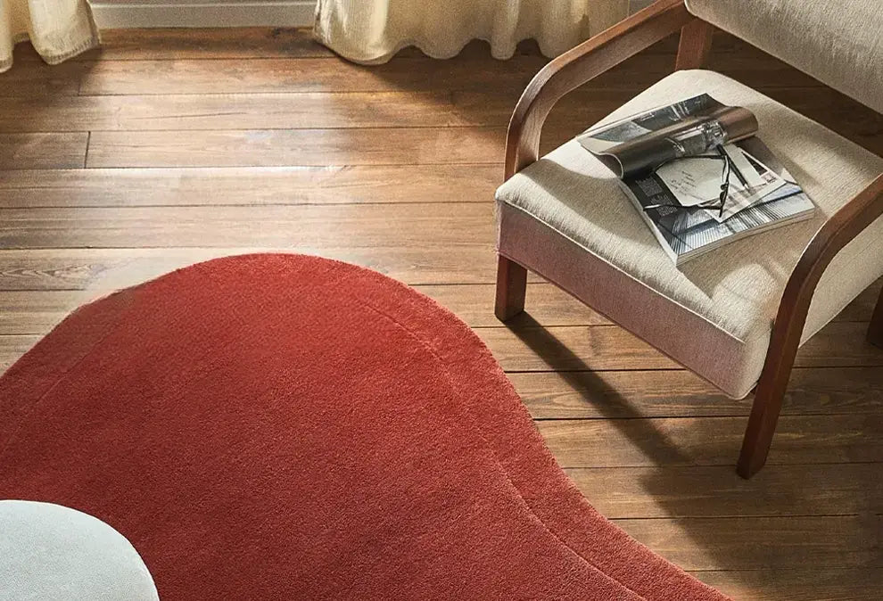 Philomène Special-Shaped High-End Carpet – Elegant Solid Color Design
