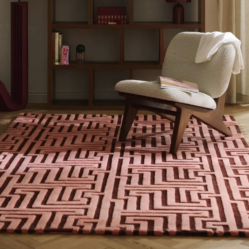 Lucienne Hand-Woven French Retro Medieval Carpet – Unique Home Décor Style
