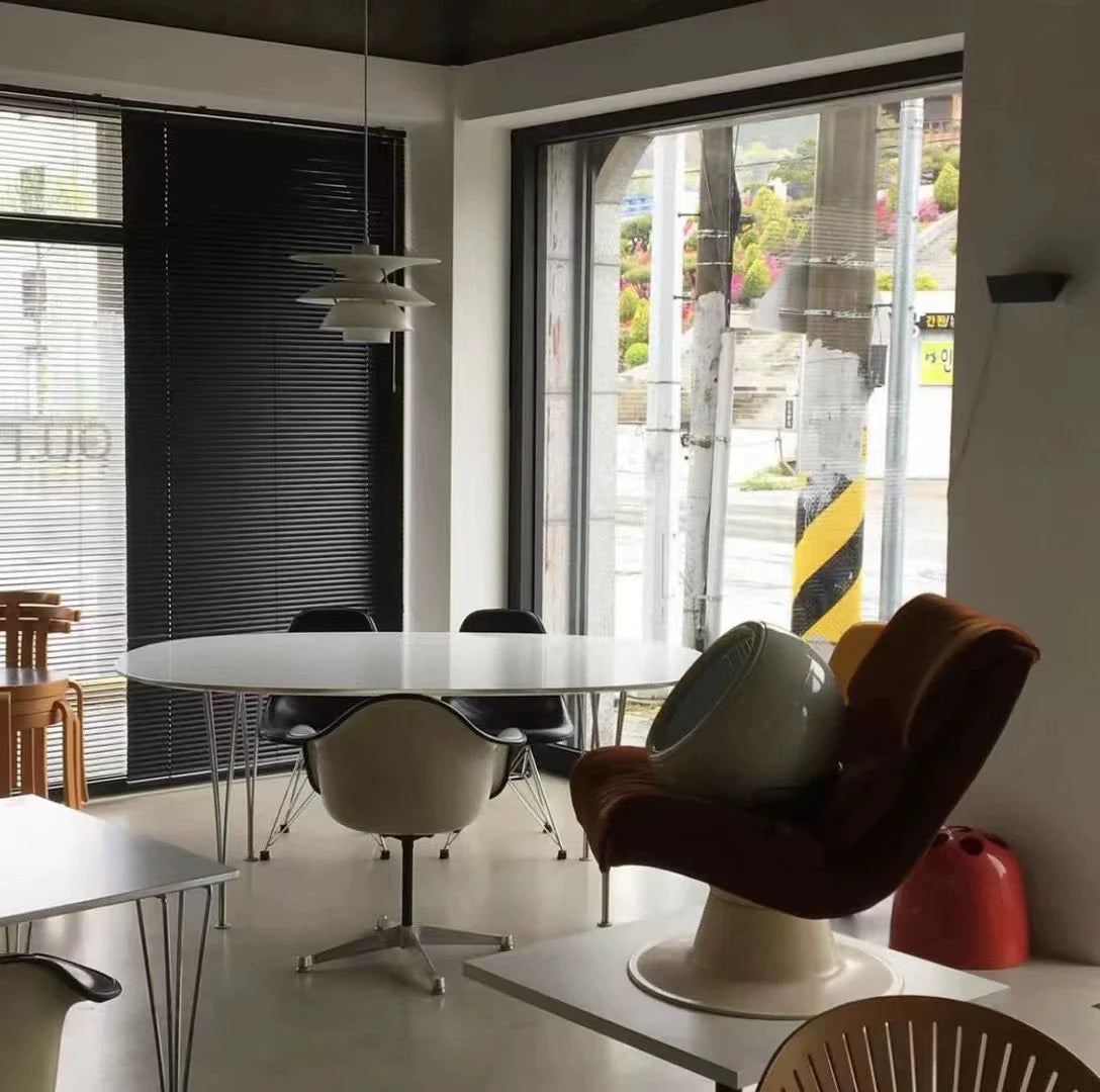 Fritz Hansen Superellipse Dining Table - Iconic Modern Design, 1.5m