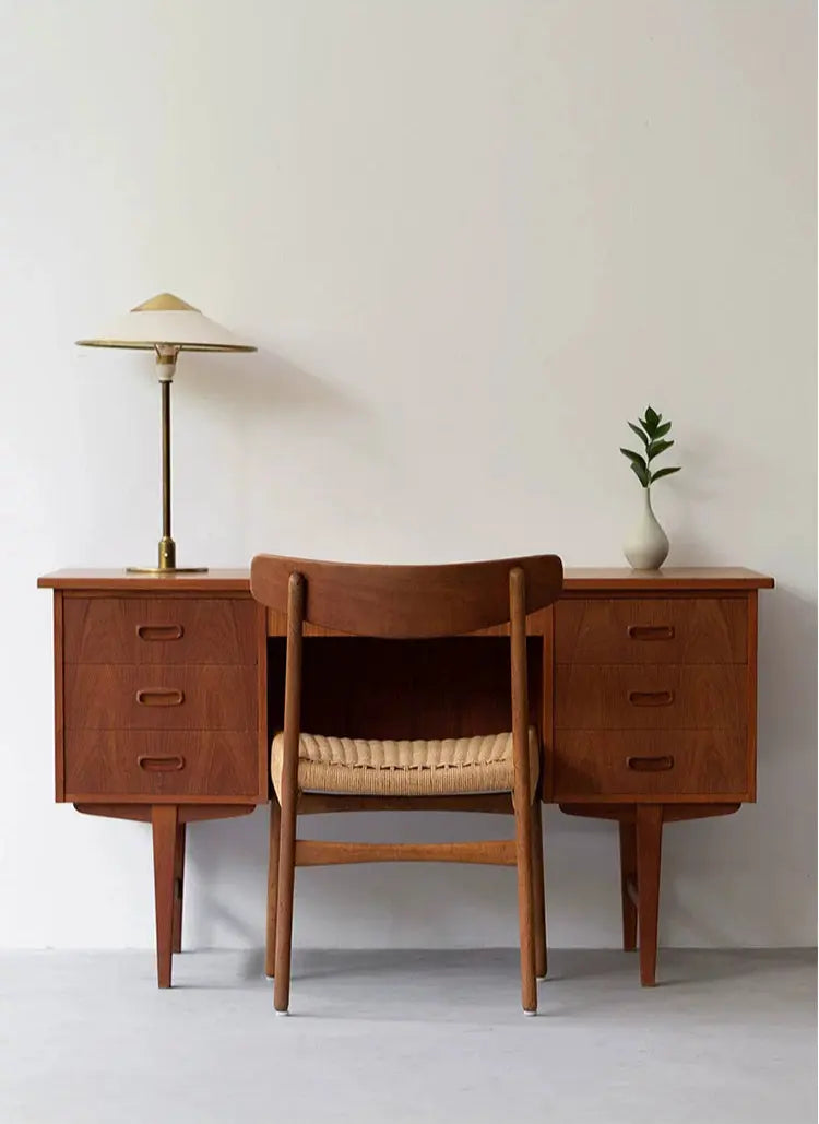 Ginevra All Solid Wood Retro Desk