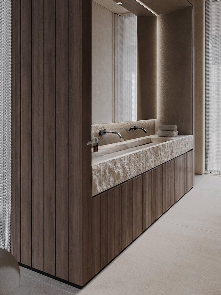 Alyssa Wabi-Sabi Wall-Mounted Double Basin