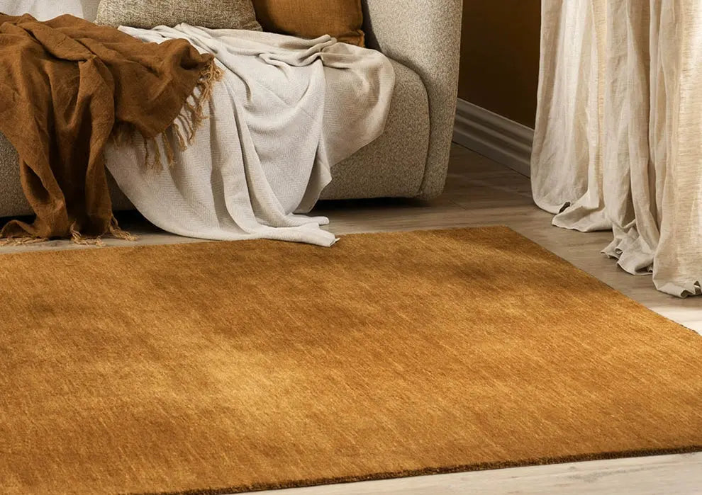 Corentin Handmade Brown Carpet – Minimalist Light Luxury Design