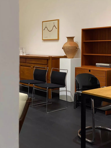 Elegant Italian-Made Kazuhide Takahama 70s Modernist Dining Chair for Stylish Interiors