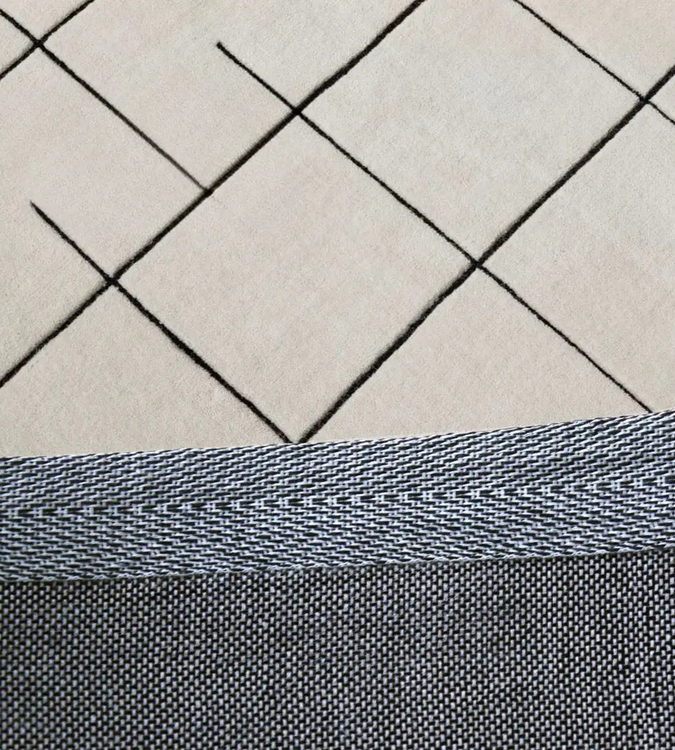Eliezer Handmade Medieval Retro Chessboard Carpet – Luxurious High-End Design