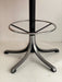 Vintage Italian 1980s Modus Atomic Red Adjustable Bar Stool Designer Chair