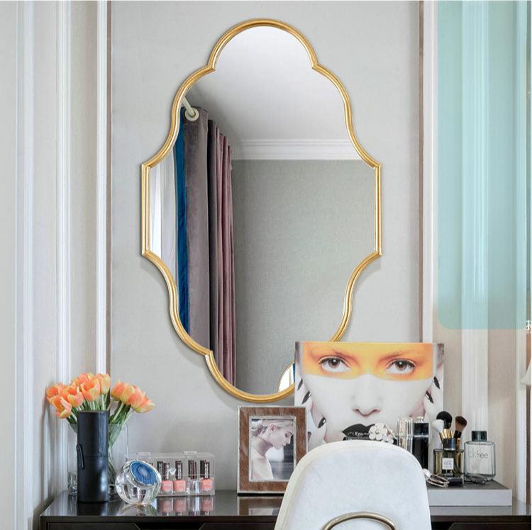 Brooks Shaped Wall Bathroom Mirror