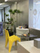 Classic 1970s Fiberglass Yellow Dining Chair by onemorechair