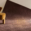 Aurelia Geometric Plaid Handmade Coffee Table Blanket – Elegant Light Luxury Design