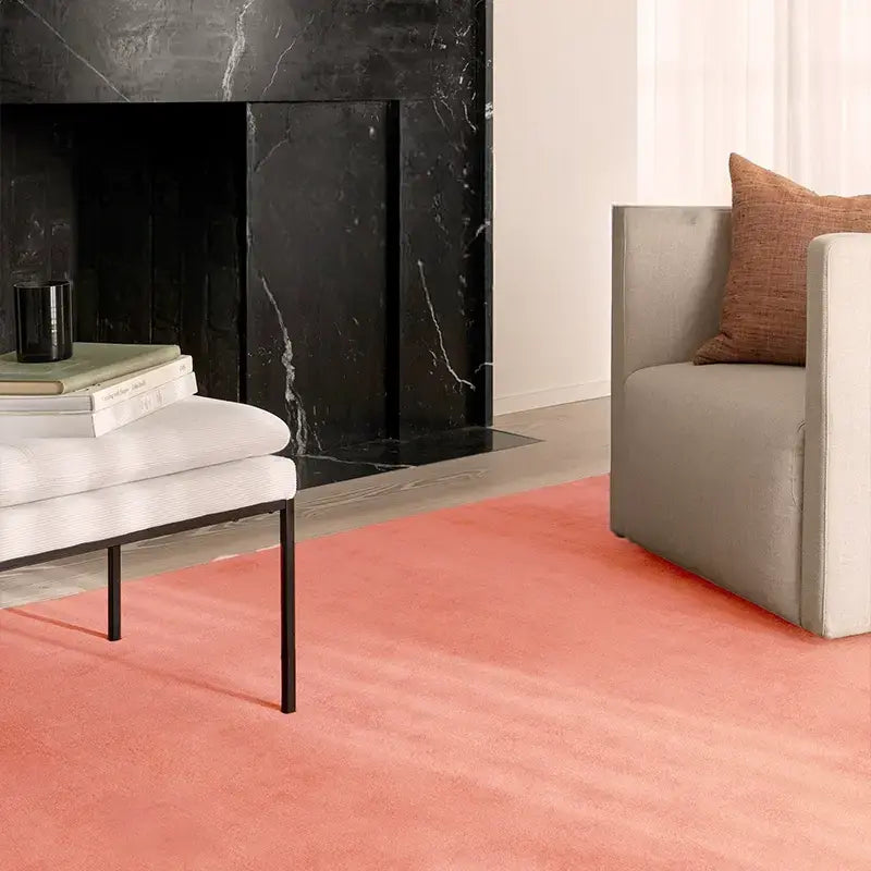 Rosamund Hand-Woven Pink Bedroom Carpet – High-End Luxury Design